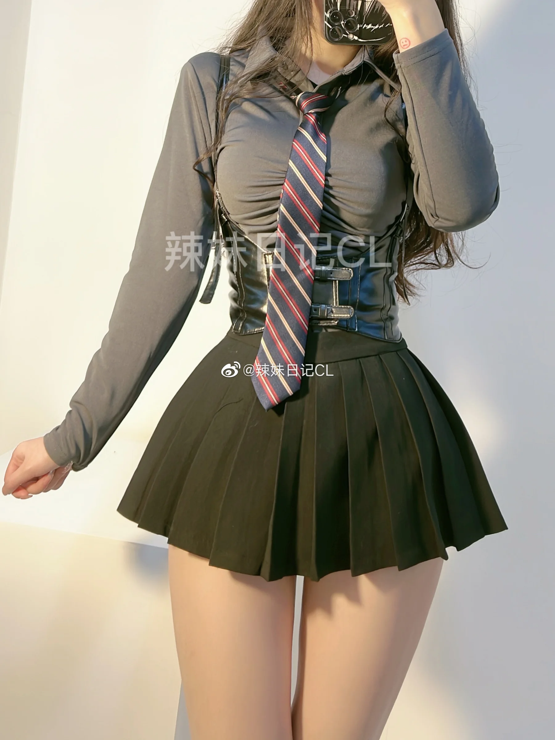 

pleated Preppy Style skirt women 2022 summer new Korean JK Spice Girl High Waist Mini Skirt korean sexy skorts ZQ9Q