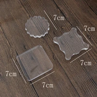 high transparency acrylic block for diy transparent seal stamp block for diy scrapbooking clear photo album decorative