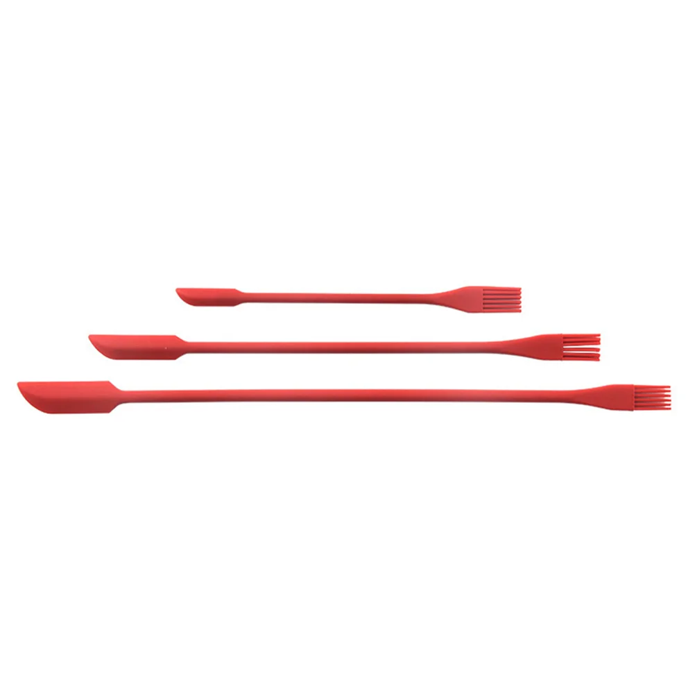 

Spatula Silicone Icing Scraper Kitchen Cake Jar Handlespreader Mixing Pastry Rubber Scrapers Ended Double Turner Stick Non Egg