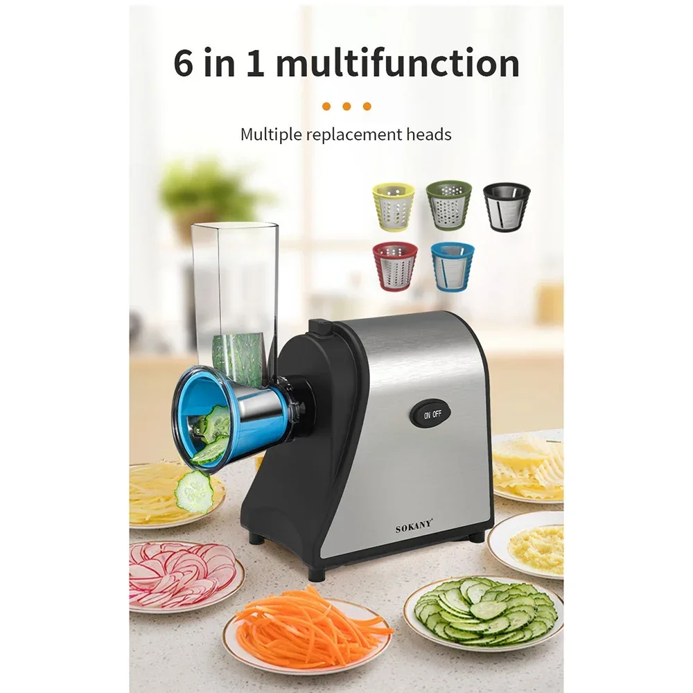 Портативный электрический миксер блендер измельчитель 6-в-1 бытовые коммерческие
