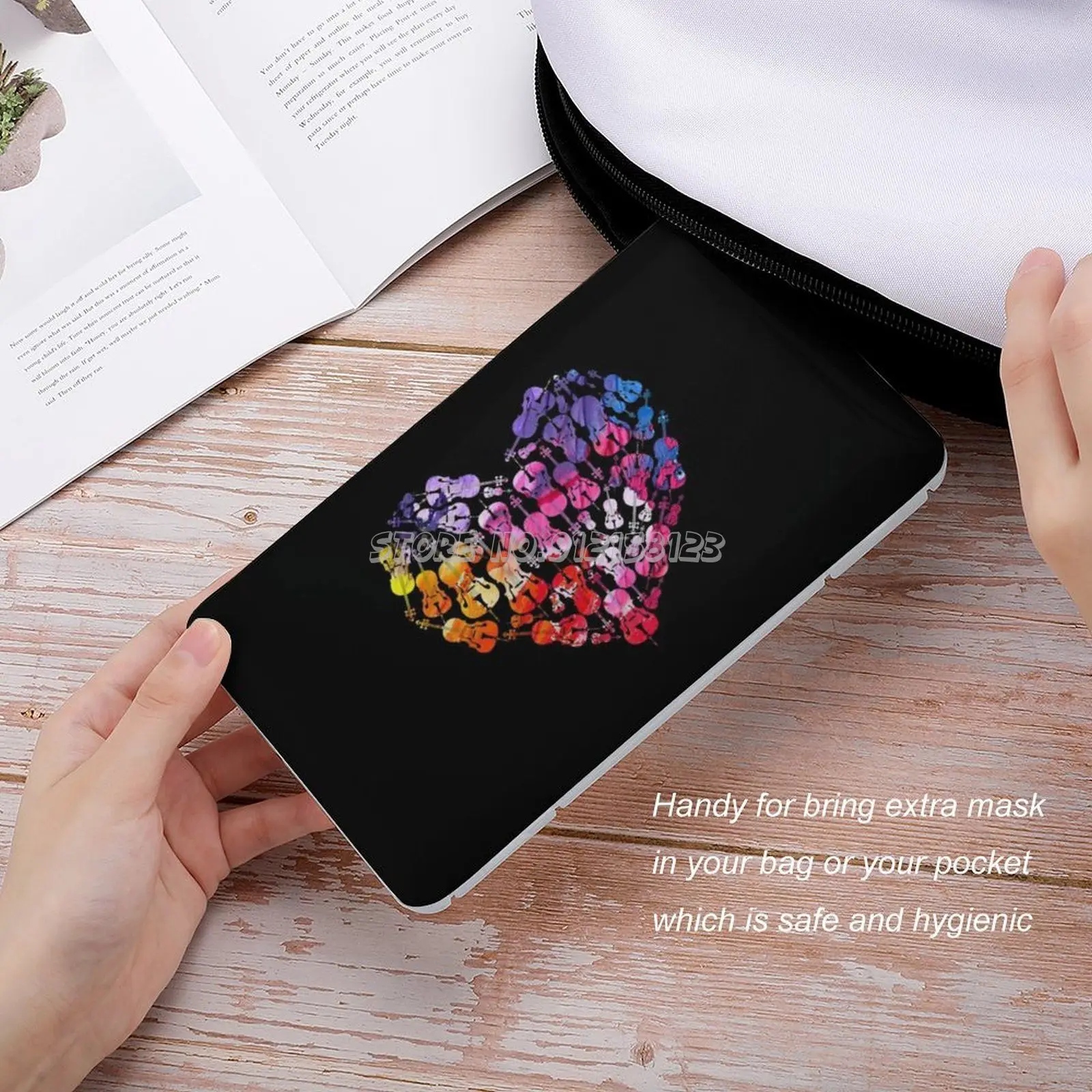 Виолончель Подарочная идея для музыкальных одноразовых масок коробка хранения