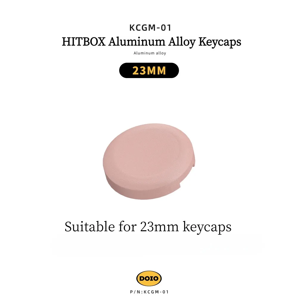 Фото Металлические кнопки DOIO HITBOX KCGM-01 из алюминиевого сплава для аркадных джойстиков Street Fighter 6, Tekken 8, King of Fighters №3