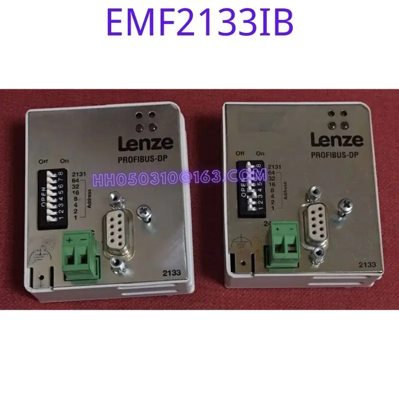 

Модуль связи EMF2133IB подержанного преобразователя частоты был функционально протестирован и не имеет повреждения.