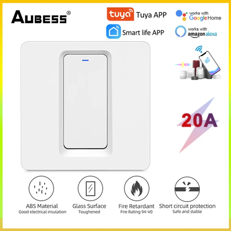 

Переключатель для водонагревателя Tuya Smart Life, Wi-Fi, 4400 Вт