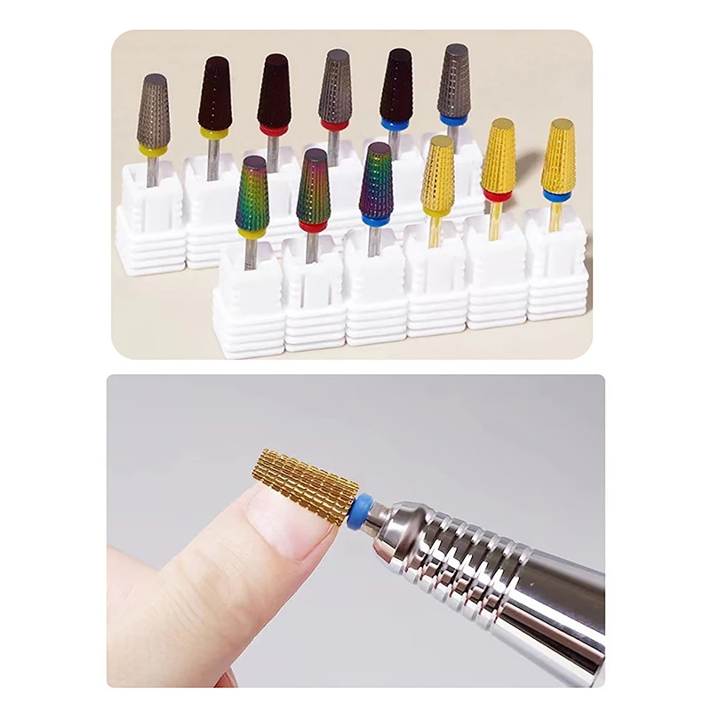 

1pcs Tungsten Carbide Nail Drill Bit Milling Cutter For Manicure 3/32" Electric Nail File Remove Gel Polish Nail Art Equipment