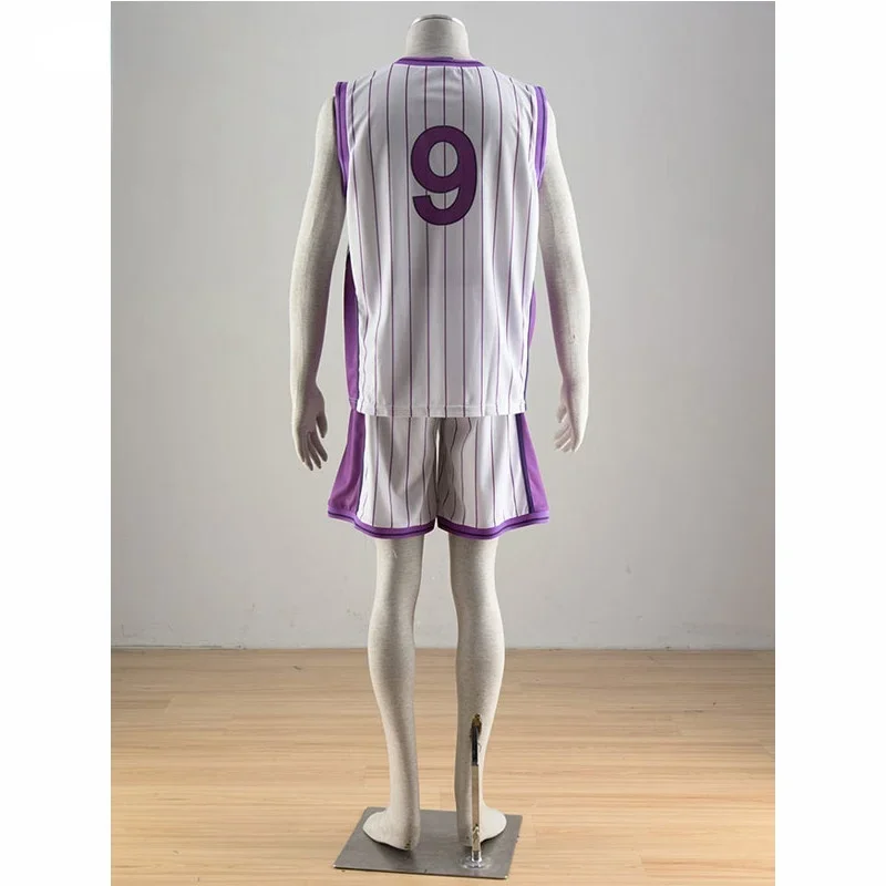Костюм для взрослых Kuroko no Basuke Kuroko's Basketball Yosen Murasakibara Atsushi No.9 Джерси Косплей