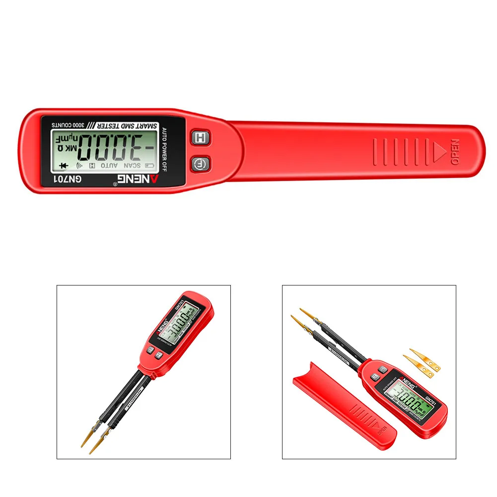 GN701 цифровой интеллектуальный тестер сопротивления конденсатора непрерывности