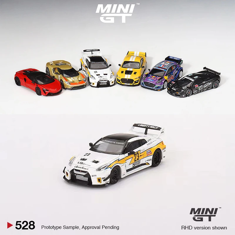 

Мини GT 1:64 модель автомобиля LB-силуэт работает GT 35GT-RR спортивный автомобиль из сплава #528 RHD
