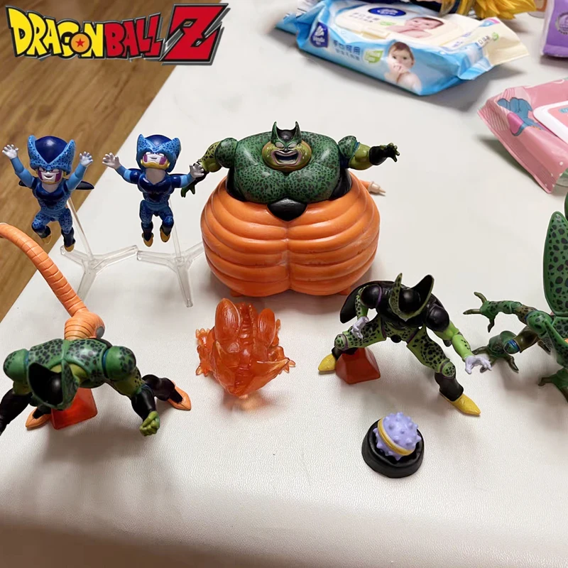 

8pcs Anime Dragon Ball Figures Holomorphic Cell Figure Gk Statue Cell Figurine Model Doll Collection Pvc Toys Kid Christmas Gift