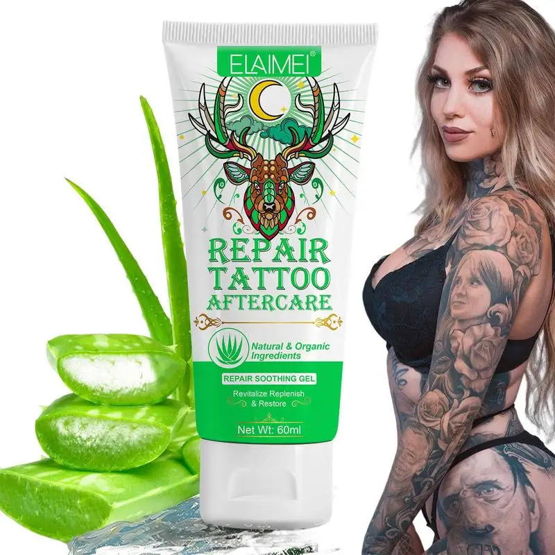 

Цветные чернила Brighte для боди-арта, 60 мл, восстанавливающий гель для восстановления и ремонта татуировок, крем после ухода, мазь для восстановления татуировок