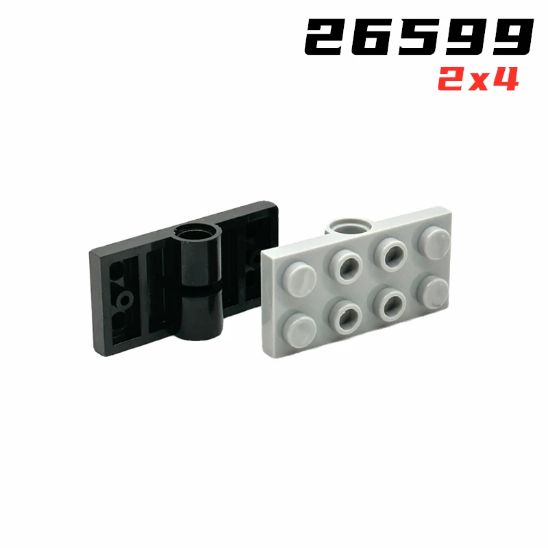 Детали Радужная свинка MOC 26599 Модифицированная пластина 2x4 с отверстиями для