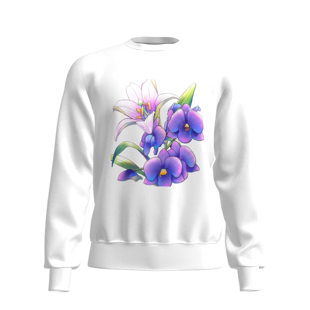 

Fashion Men's Printed Pullover Long Sleeve Sweatshirt