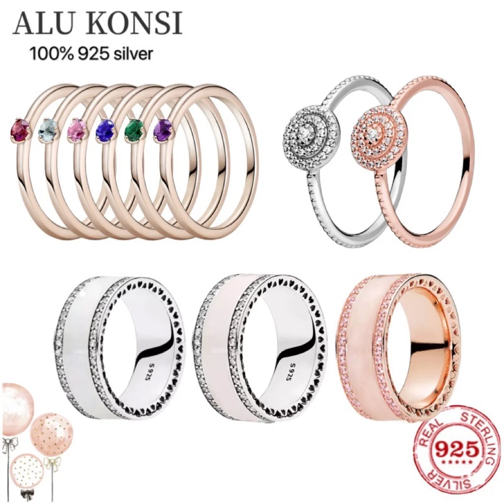 

Женское кольцо из серебра 925 пробы с кристаллами