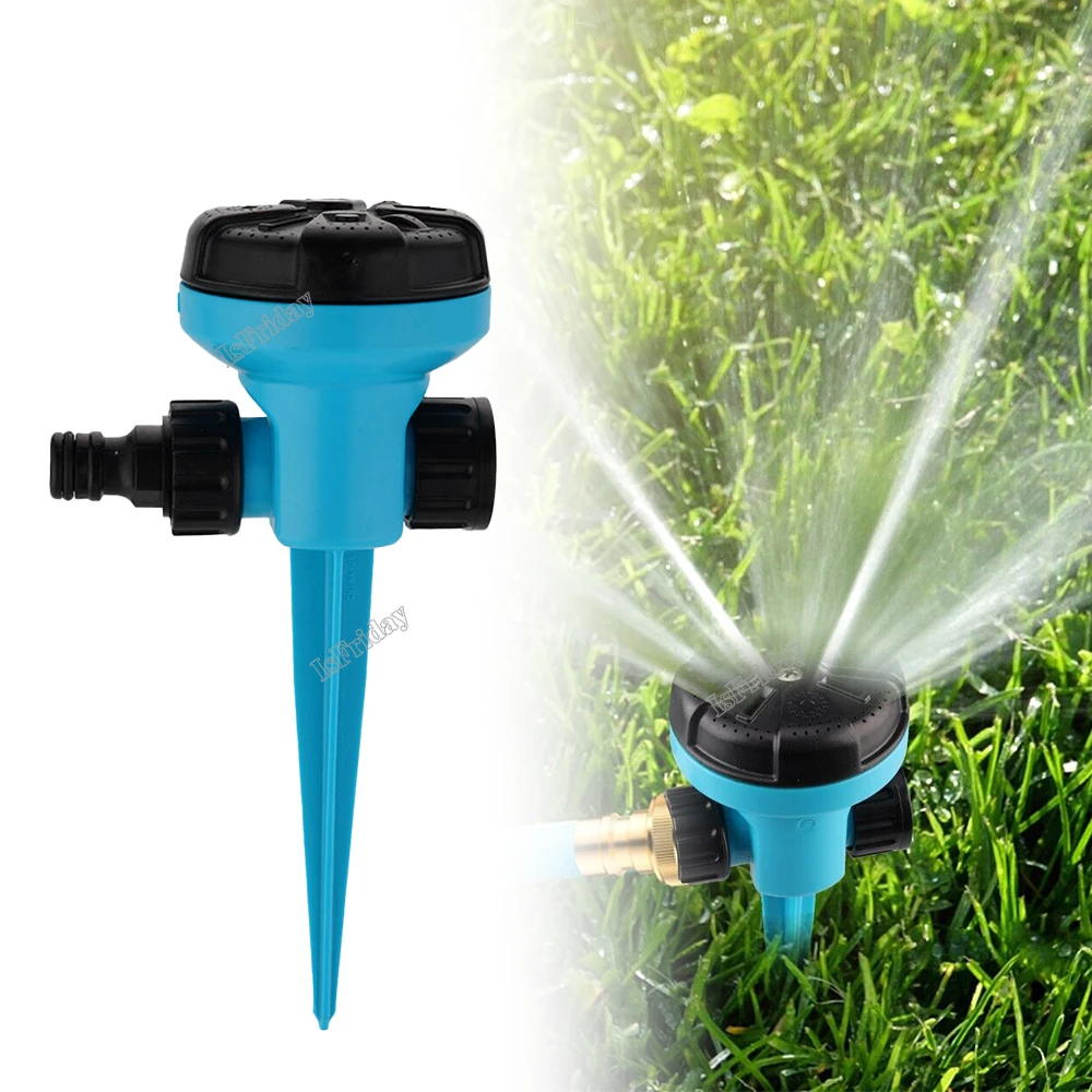 

360° Rotatable Sprinklers Nozzle Auto Lawn Garden Sprinkler Watering System Water Spray Grass Lawn Yard Agriculture Irrigation
