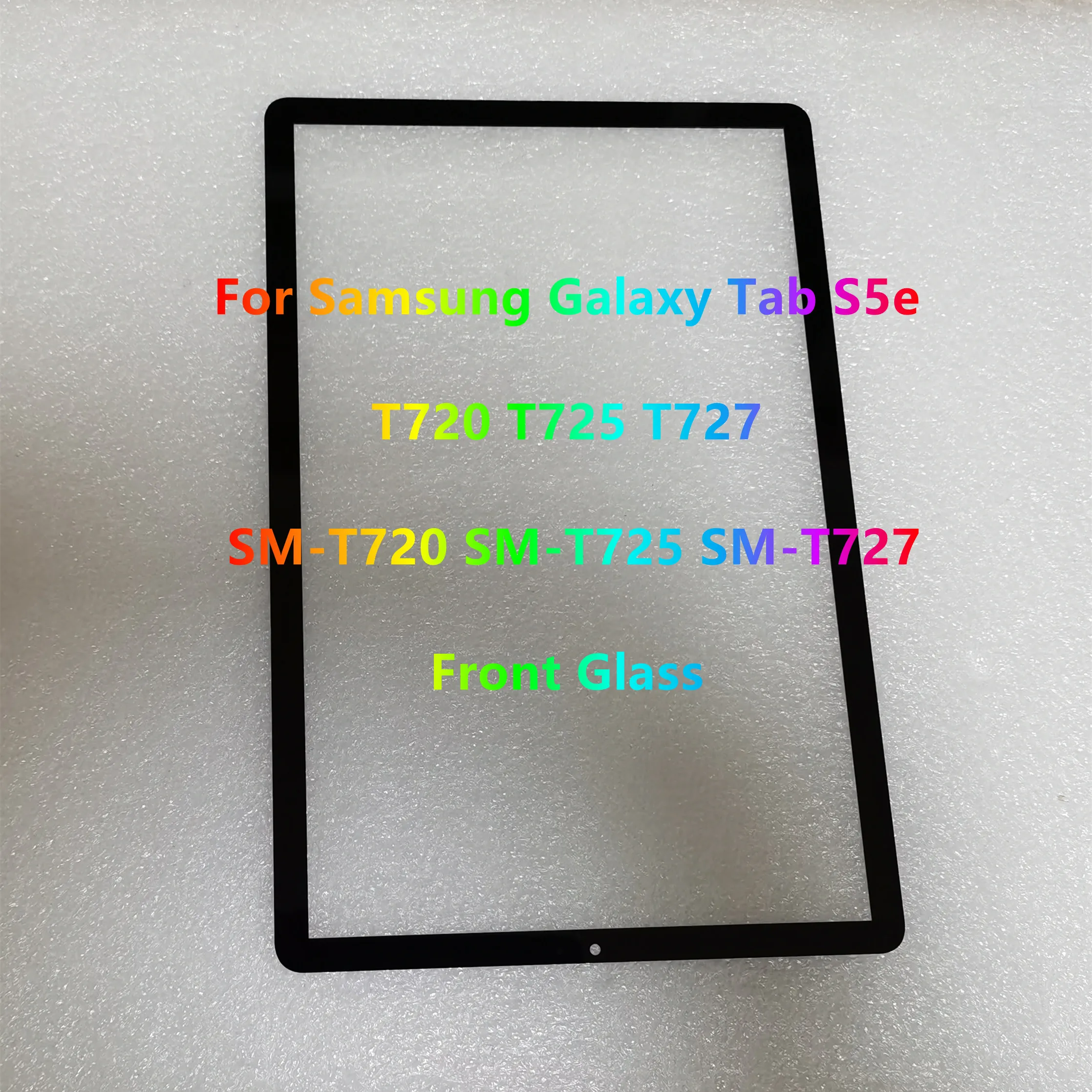 Фото Новинка 10,5 ''для Samsung Galaxy Tab S5e T720 T725 T727 SM-T725 T727 T720 сенсорный экран Переднее стекло внешняя панель + ламинированный OCA клей №3