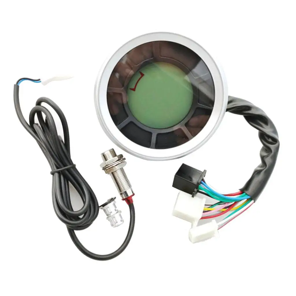 6 Gear LCD Digital Motorcycle Odometer Speedometer Tachometer Gauge Backlit |