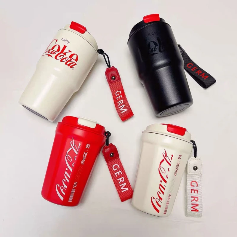 

Coca-Cola Fashion New Coffee Cup 316 Retro Mug 390ml Large Capacity 590ml Student Water Cup