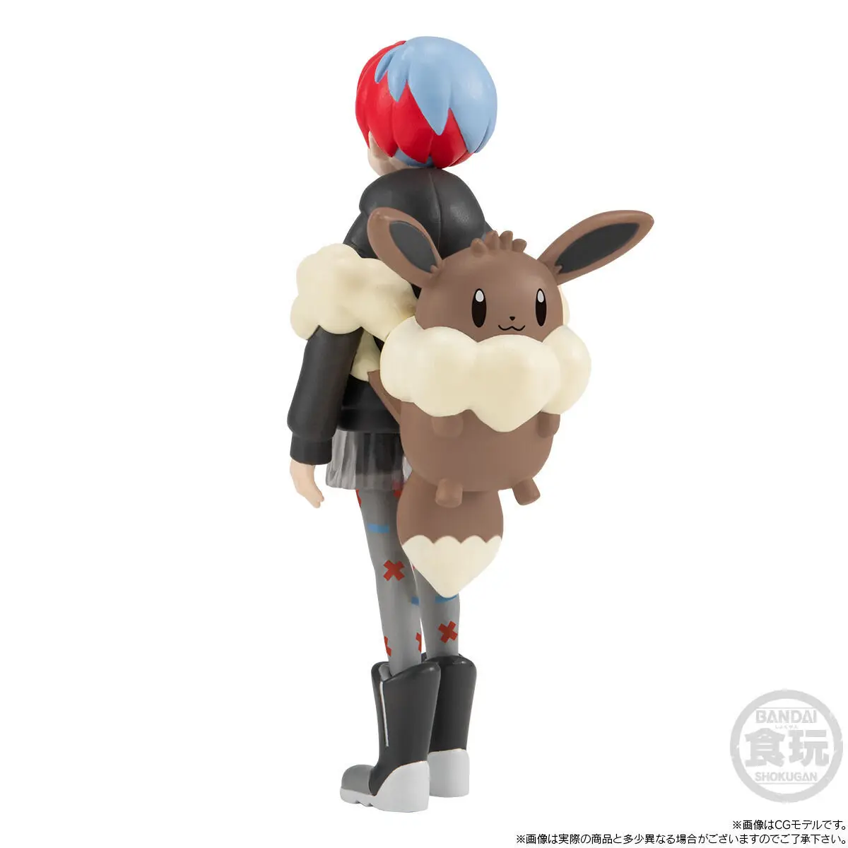 Фото В наличии Bandai Pokemon Paldea Region Botan Lily Sylveon Аниме Фигурка Фигурка ПВХ Карманный Монстр Игрушки Модель Коллекционная №3