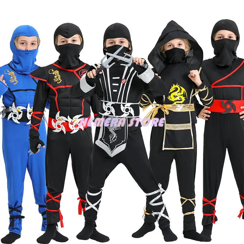 

2023 Boys Costume Cosplay Girls Dragon Warrior Halloween Costumes Carnival Party Fancy Dress Up For Kids Children