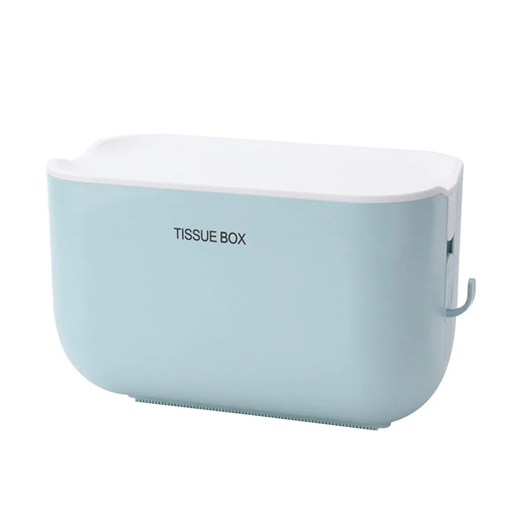 

Водонепроницаемая коробка для салфеток без сверления, настенный держатель для салфеток, домашний инструмент для хранения бумаги в ванной комнате