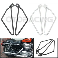 motorcycle saddlebag bracket support saddle bag support bars mount brackets for harley cruise dyna 883 motorcycle saddle bag sup