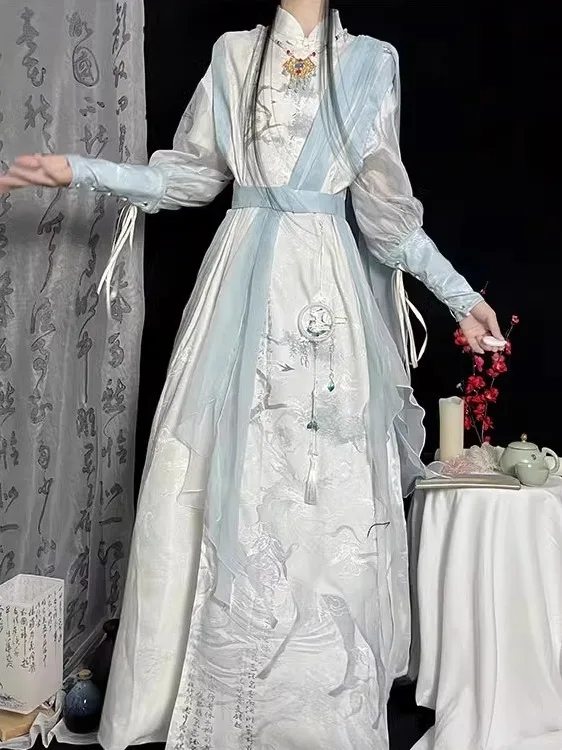 ChuWanning MoRan, китайская телевизионная серия против старения, 2 ха, бессмертие, Chu Wanning, косплей, костюм Chu Wanning, белое платье, древнее ханьфу (art.: 3920cabff69db) - 3920cabff69db