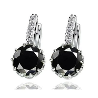 simple earring for women fashion crystal sunflower zircon earrings jewelry 2021