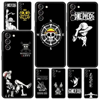 one piece luffy logo anime phone case for samsung galaxy s22 s20 fe s21 ultra 5g s9 s8 s10 plus s10e note 10 lite 20 soft cover