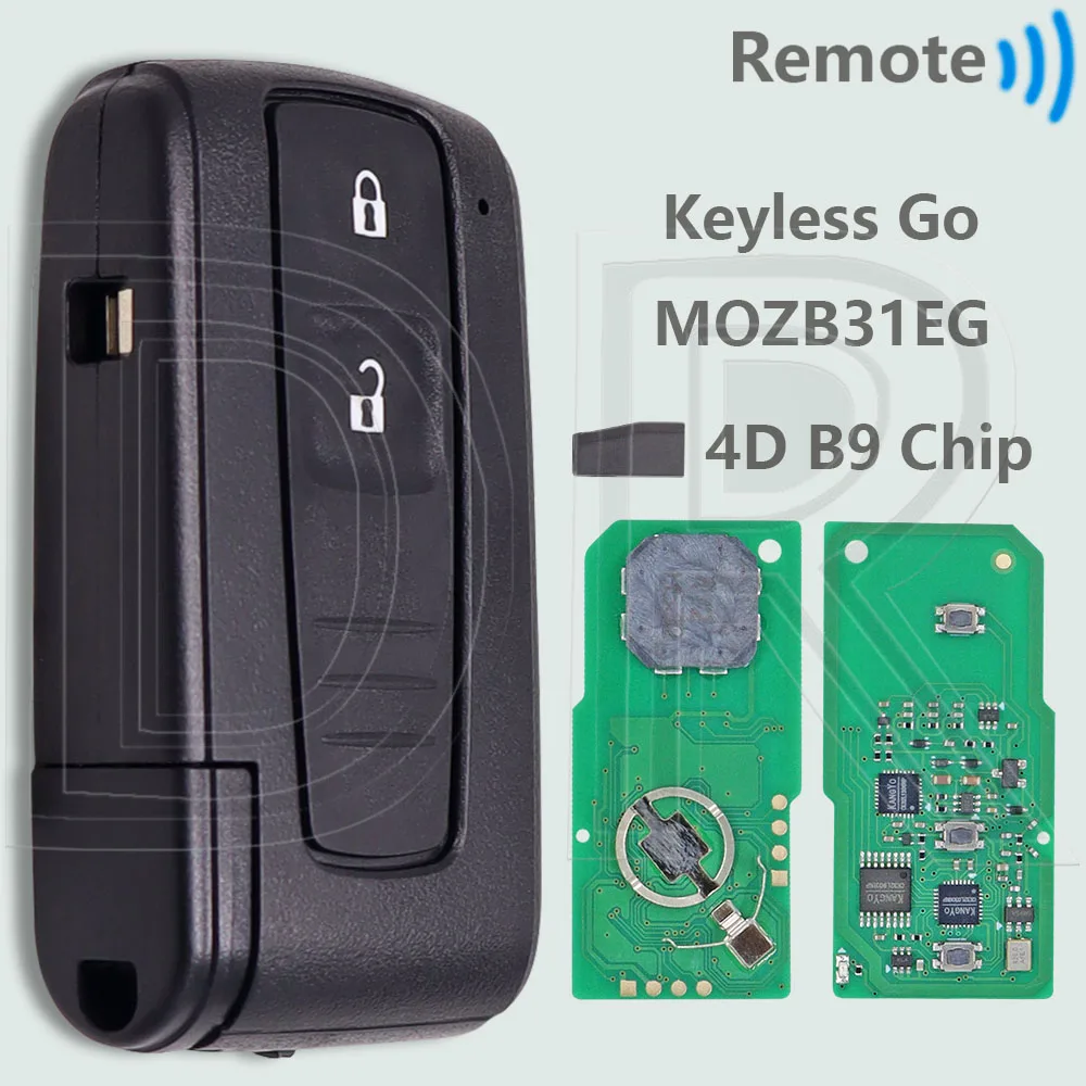 DR 312/433 МГц MOZB21TG Half Smart MOZB31EG Keyless Go 4D B9 Чип Автомобильный дистанционный ключ для Toyota Prius 2004 2005 2006 2007 2008 2009