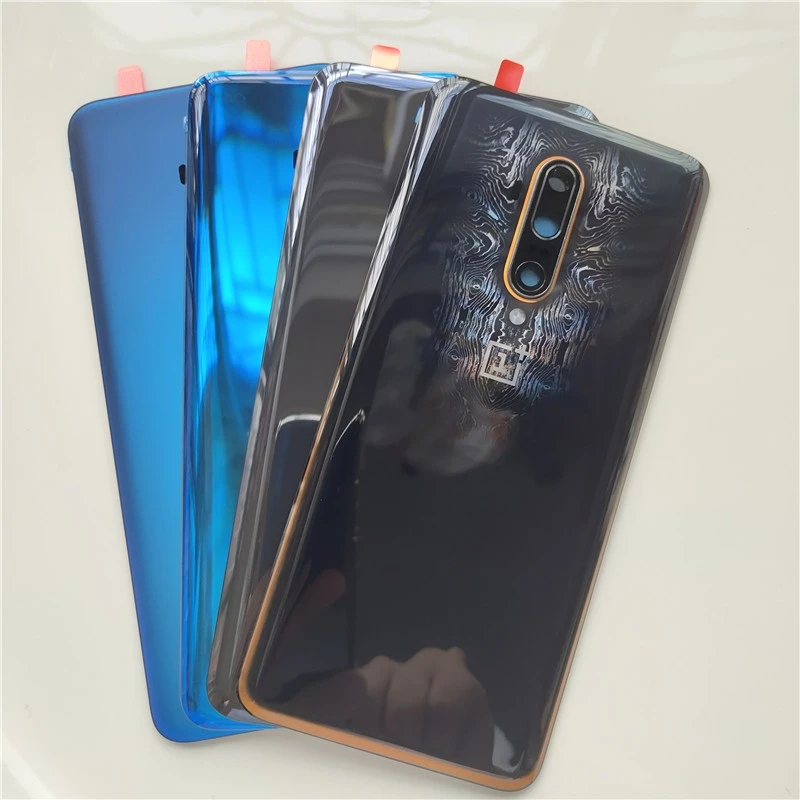 

For OnePlus 7T Pro Back Glass Battery Cover Door Rear Housing Panel Case For One Plus 7Tpro Battery Cover+Camera Lens