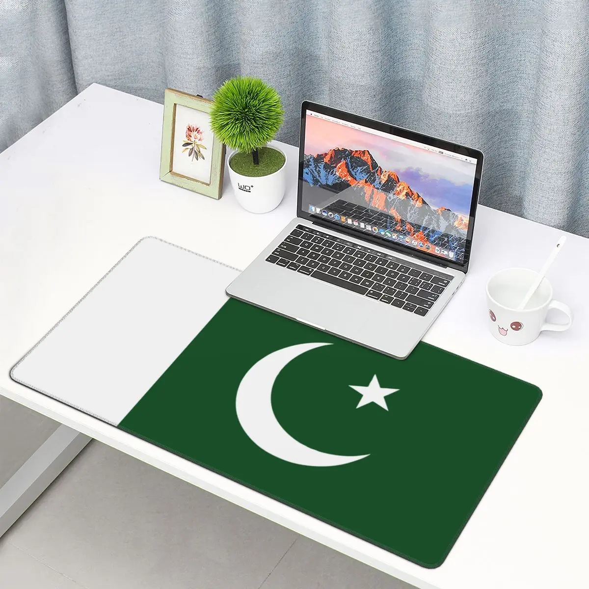 

Pakistan Flag Keyboard Desk Mat Mousepad Big Gaming Printing Gamer Mouse pad