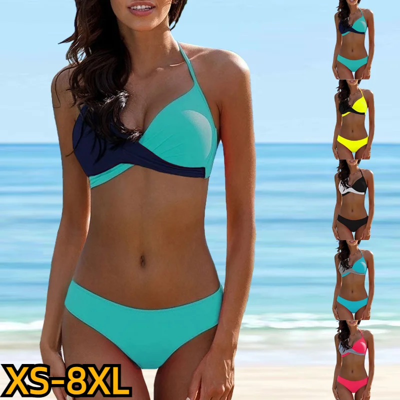 

Women Swim Suit Female Sexy Vintage Bathing Suit Bikini New Design Printing Swimwear Summer Swimsuit Two Piece Set Beachwear