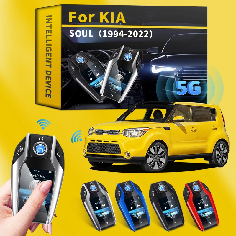 

For Kia SOUL 2011 2013 2016 2021 Modified Smart Key Keyless Entry Car Remote Control Smart Key with LCD Screen Display Screen