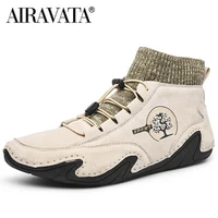 men casual shoes outdoor comfy walking sneakers fashion leisure shoes plus size 38 48
