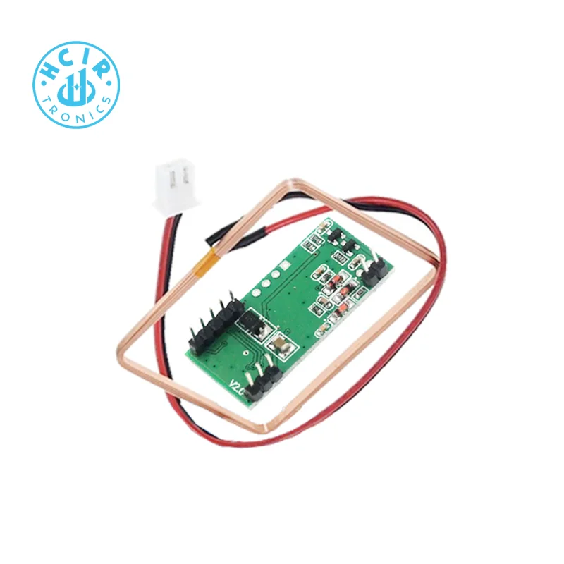 Модуль считывания ID-карт MCU RDM6300 125 кГц, Модуль RFID RF/UART, модуль последовательного выхода