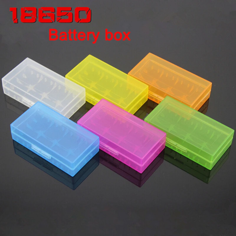 

18650 CR123A 18350 Durable Battery Case Hard Plastic Portable Storage Container Box