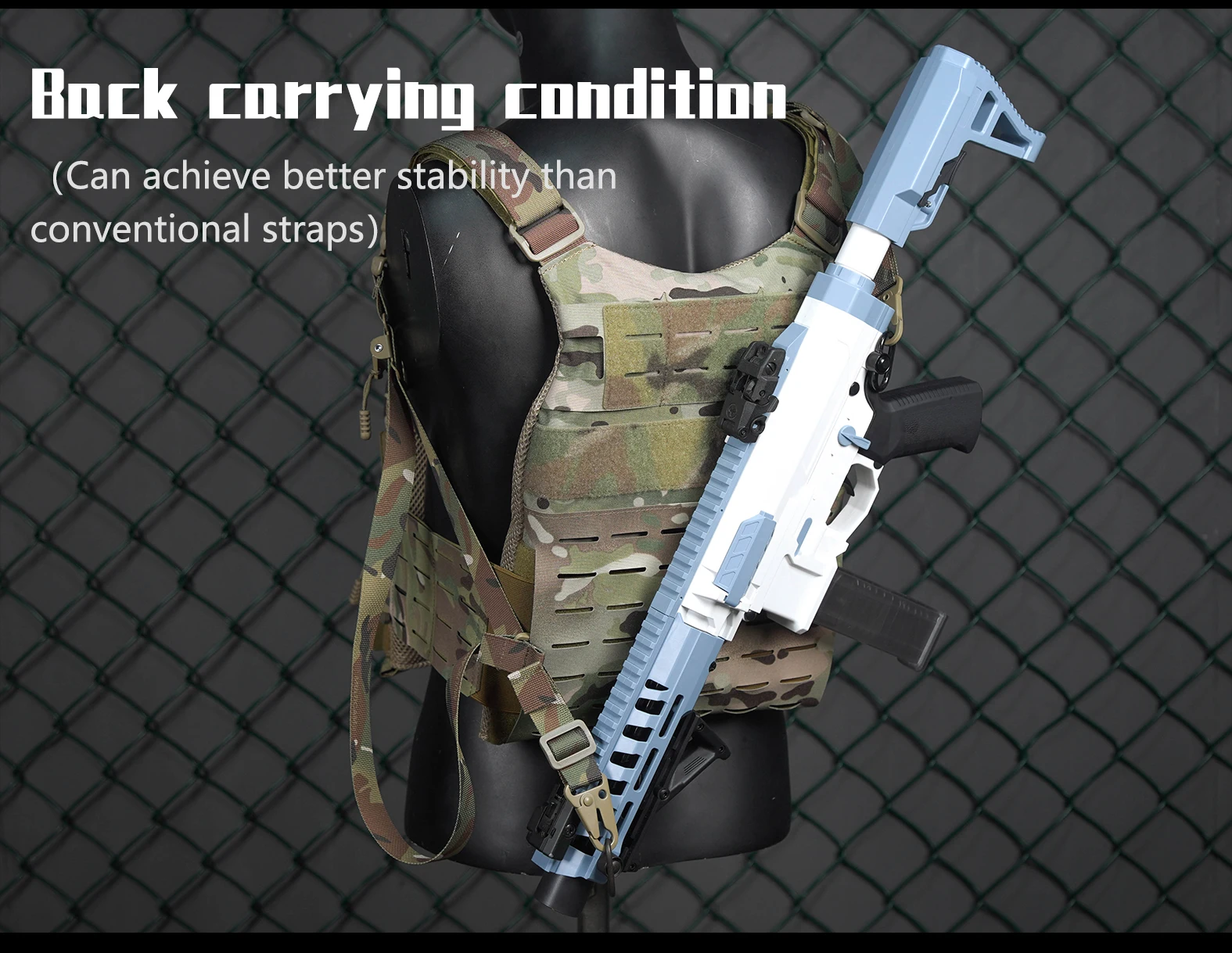 Фото Dm gear страйкбол X Slingster Mk2 Мультикам строп 2-точечный строп для винтовки охотничий Пистолет Аксессуары тактическое снаряжение военное снаряже... №4