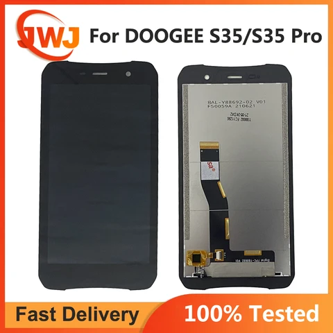 Оригинальный ЖК-дисплей Doogee S35 Pro + детали для фотографий 5,0 дюйма для ЖК-экрана Doogee S35