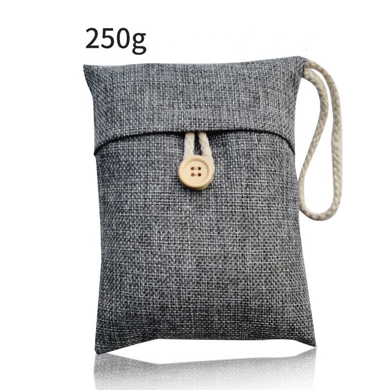 

250g Car Use Linen Bamboo Charcoal Bag Air Purifier Carbon Bag for Home Remove Formaldehyde Activated Bamboo Charcoal Bag