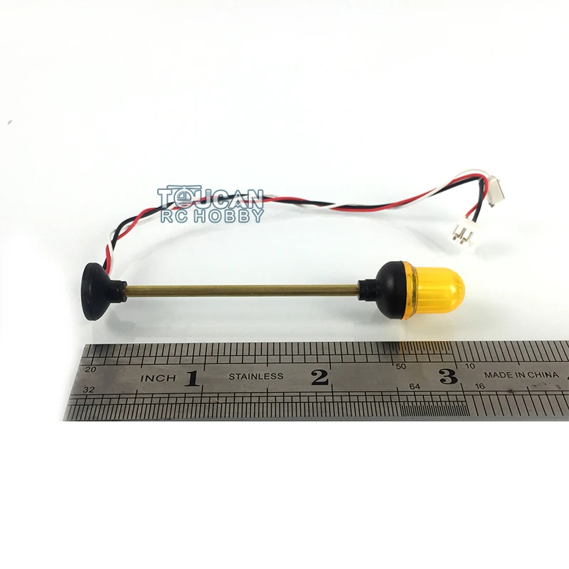 

US Stock Heng Long Yellow LED Flashing Caution Lamp for 1/16 RC Tank DIY Truck Car RC Model