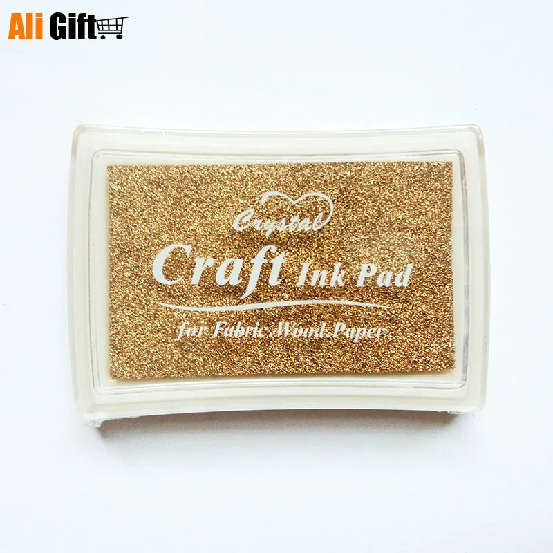 

1 Ink Pad Colors DIY Craft Inkpad Handmade Oil Based Rubber Stamps Fabric Wood Paper Scrapbooking pad Finger Paint Wedding