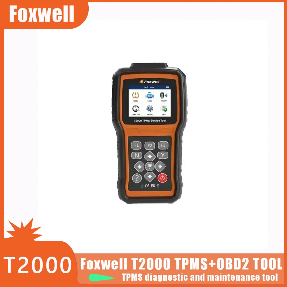 FOXWELL T2000 Сервисный инструмент TPMS с диагностикой OBDII и датчиками для шин