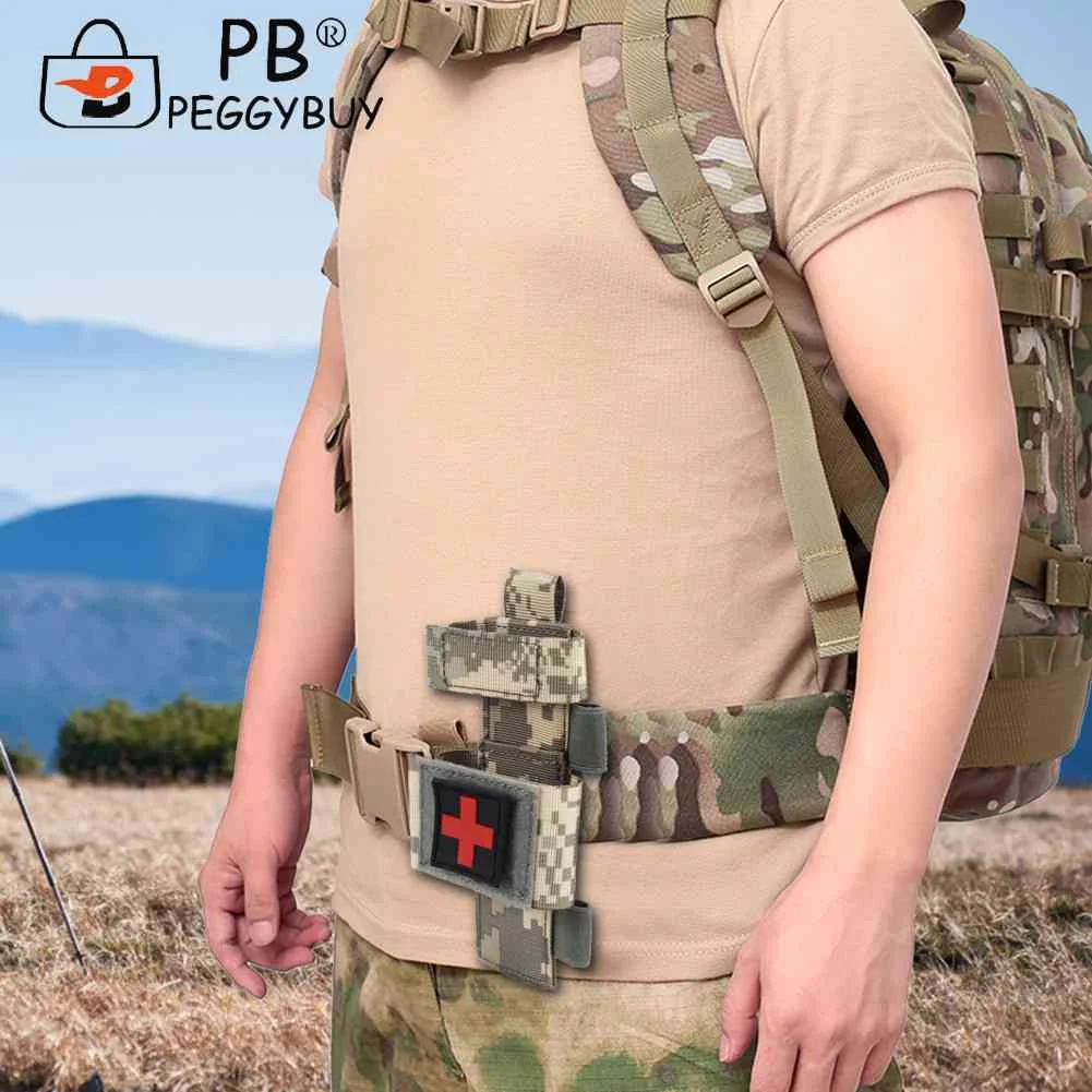 

Nylon Band Aid Storage Bag Portable Scissor Cover Outdoor Flashlight Bag Convenient Holder for Camping Hiking Hunting