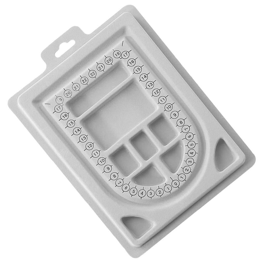 

Beaded Plate Handmade Necklaces Beading Jewelry Making Beads Bracelet Board Tray Plastic Bracelets