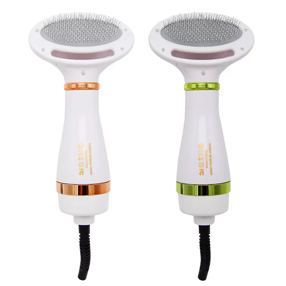 

2 in 1 Pet Dog Dryer Quiet Dog Hair Dryers and Comb Brush Grooming Kitten Cat Hair Comb Puppy Fur Blower Low Noise Temperature