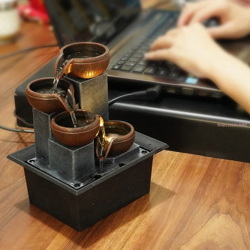 Настольные украшения для фонтана дома и сада рокарий поделки из воды подарки