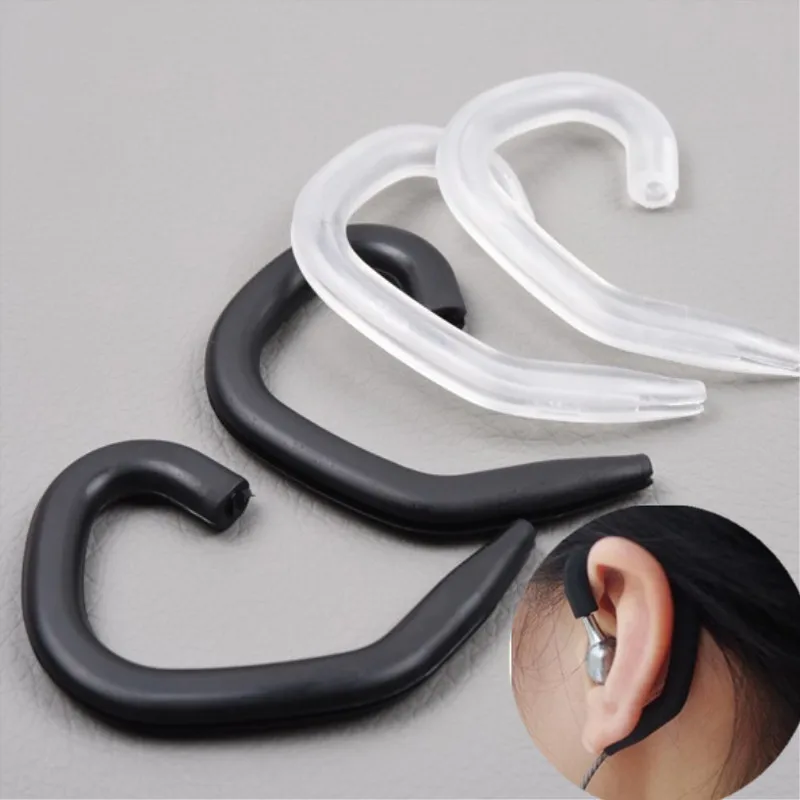 

4 Pcs Removable Silicone Sports Earphone Earhook Wire Cable Hanger Earhooks Ear Clip Loops Hooks Headphone Ear Hanger