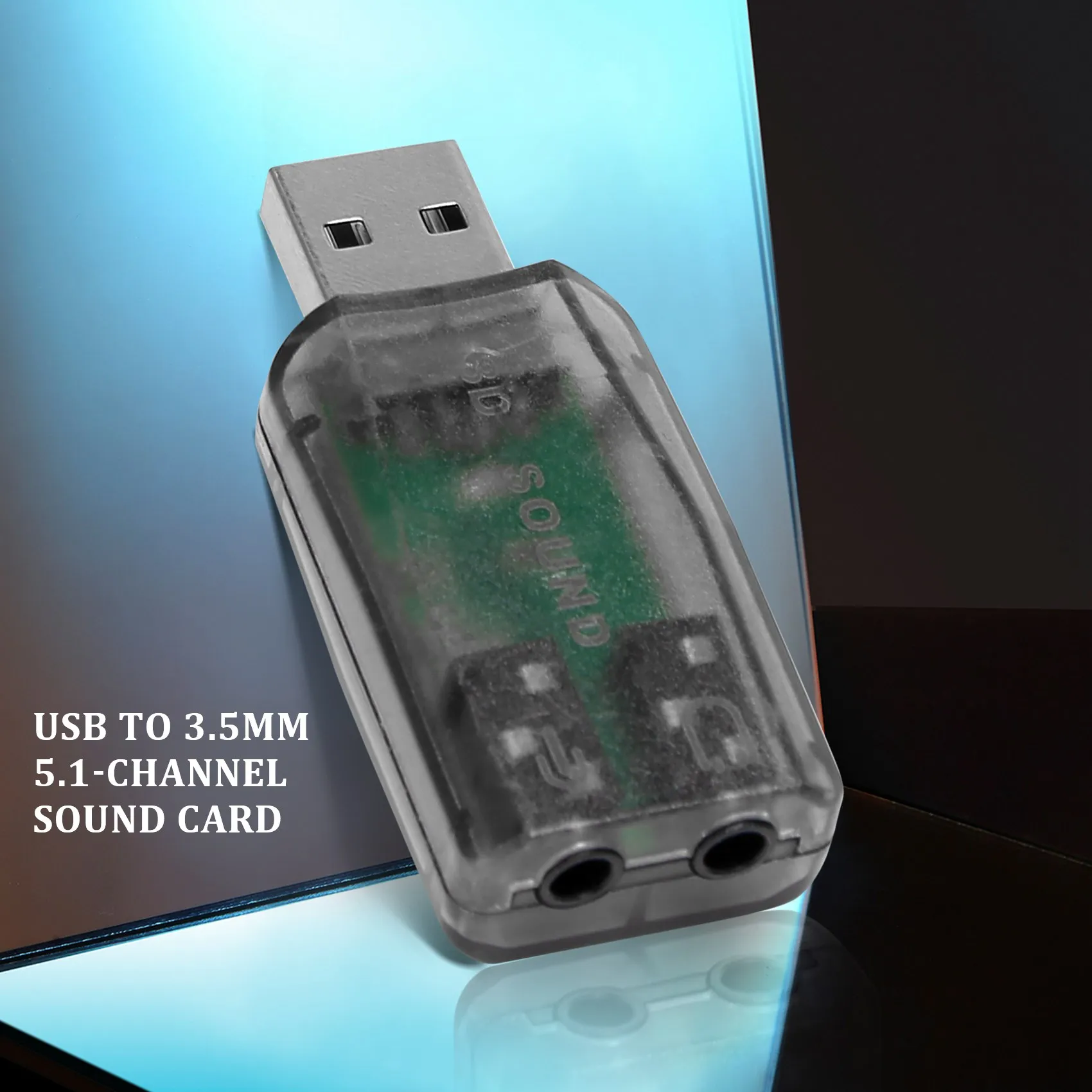 USB для 3 5 мм микрофона Разъем наушников стереогарнитура 3D Звуковая карта аудио