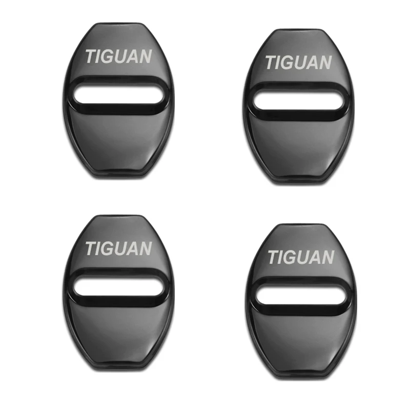 

4 шт., защитные наклейки на дверной замок автомобиля Volkswagen VW TIGUAN 2022 2021 2020 2019 mk2 2 2012 mk1 2018