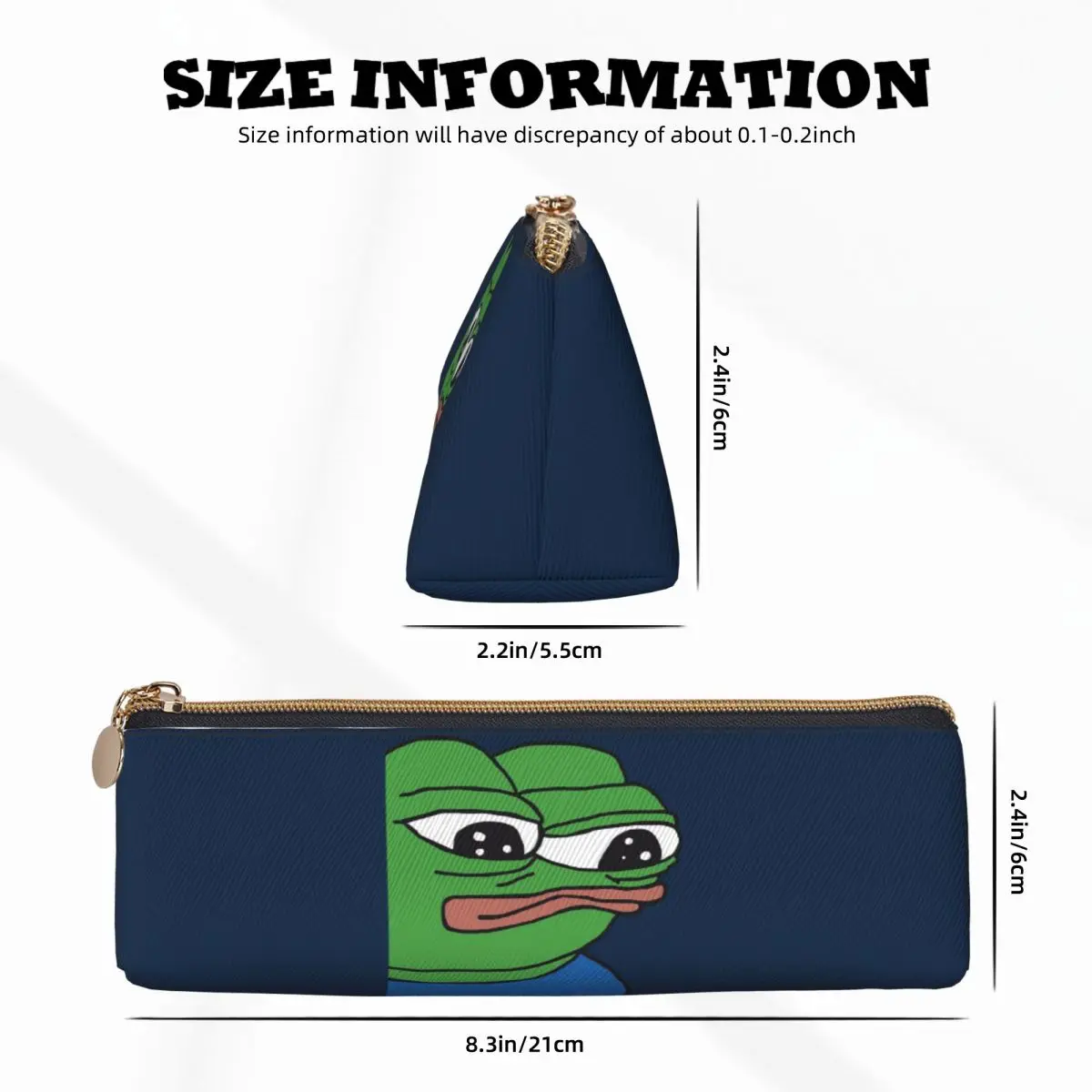 Фото Пенал Pepe The Frog Apu Apustaja для мальчиков и девочек, школьный пенал, сумка для ручек, канцелярские принадлежности, сумка-держатель для ручек №4